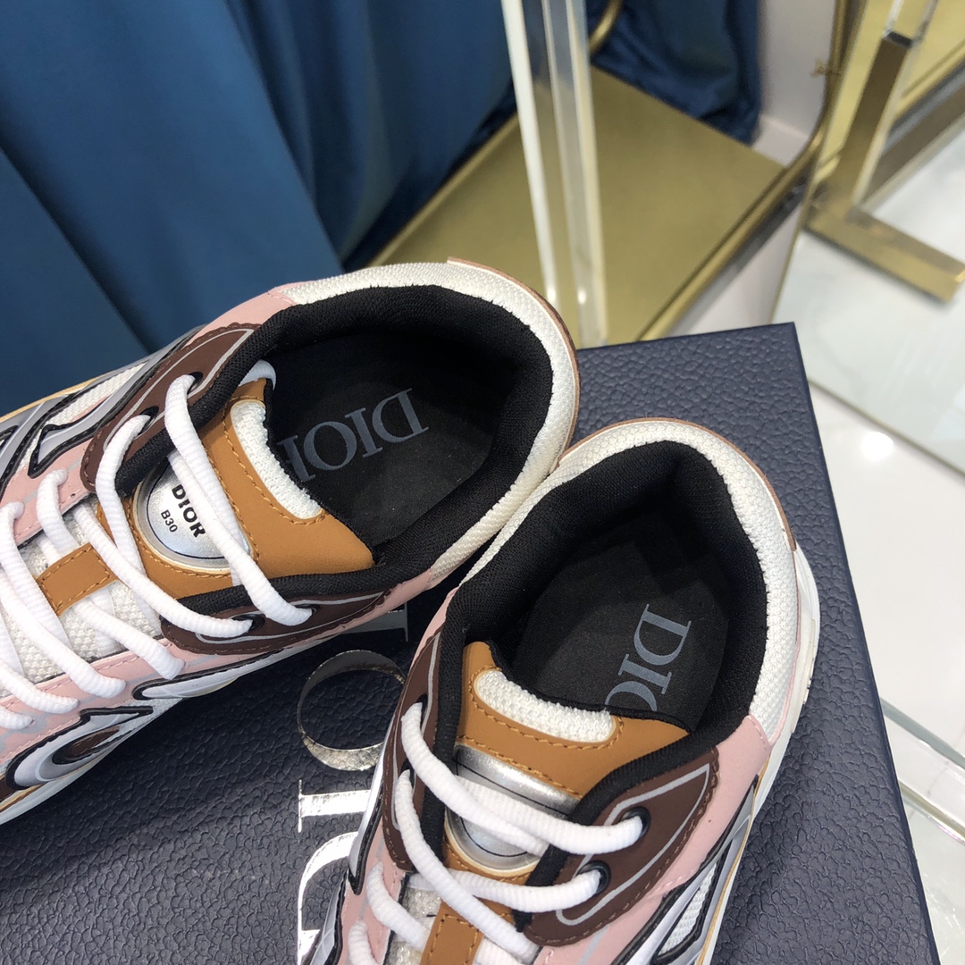 Dior B30 Sneaker White Mesh And Technical Fabric - DopestKickz