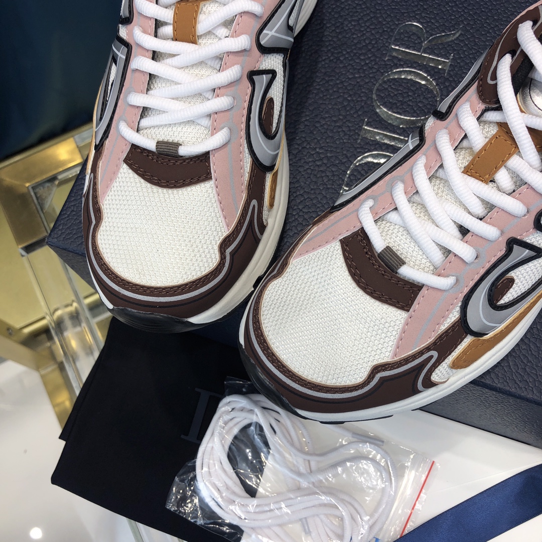 Dior B30 Sneaker White Mesh And Technical Fabric - DopestKickz