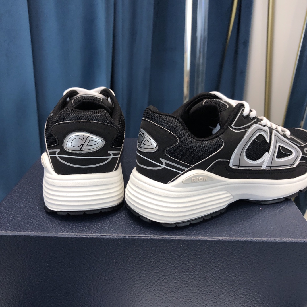 Dior B30 Sneaker Black Mesh And Technical Fabric - DopestKickz