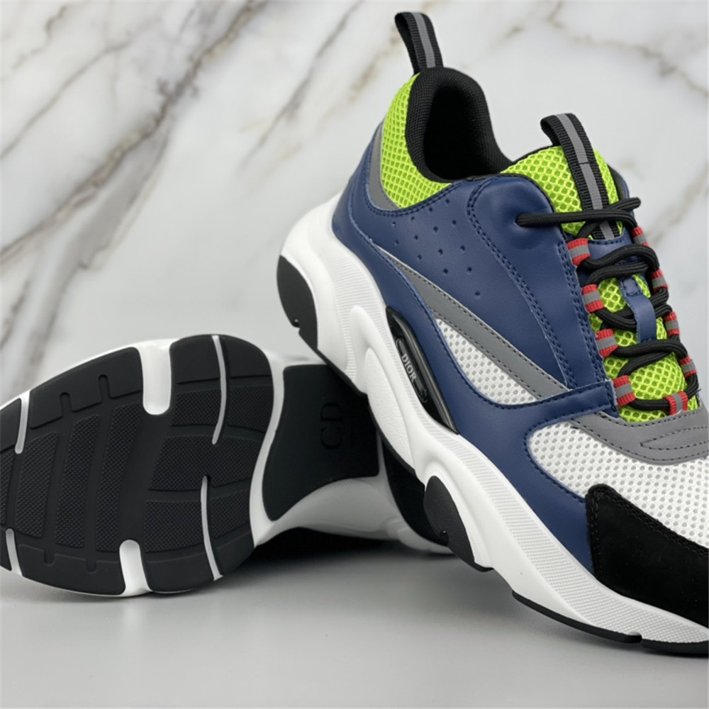 Dior B22 Low-top Sneaker In Blue&Green - DopestKickz