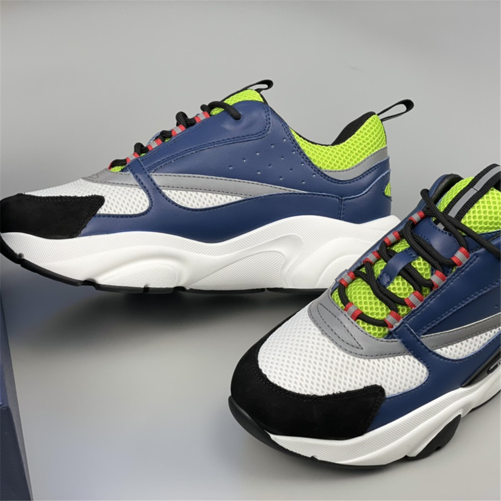 Dior B22 Low-top Sneaker In Blue&Green - DopestKickz