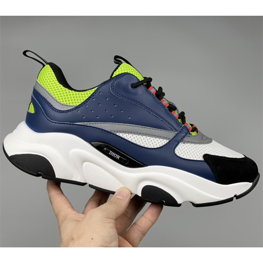 Dior B22 Low-top Sneaker In Blue&Green - DopestKickz