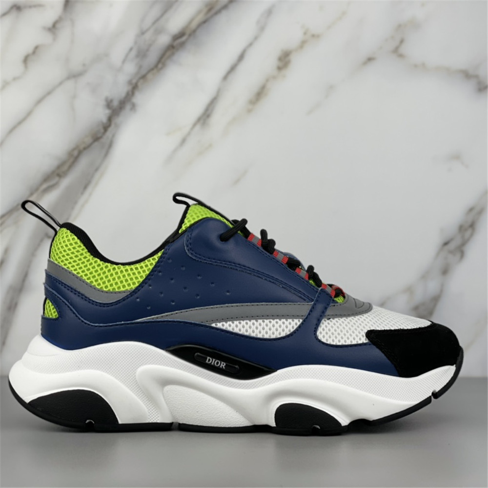 Dior B22 Low-top Sneaker In Blue&Green - DopestKickz