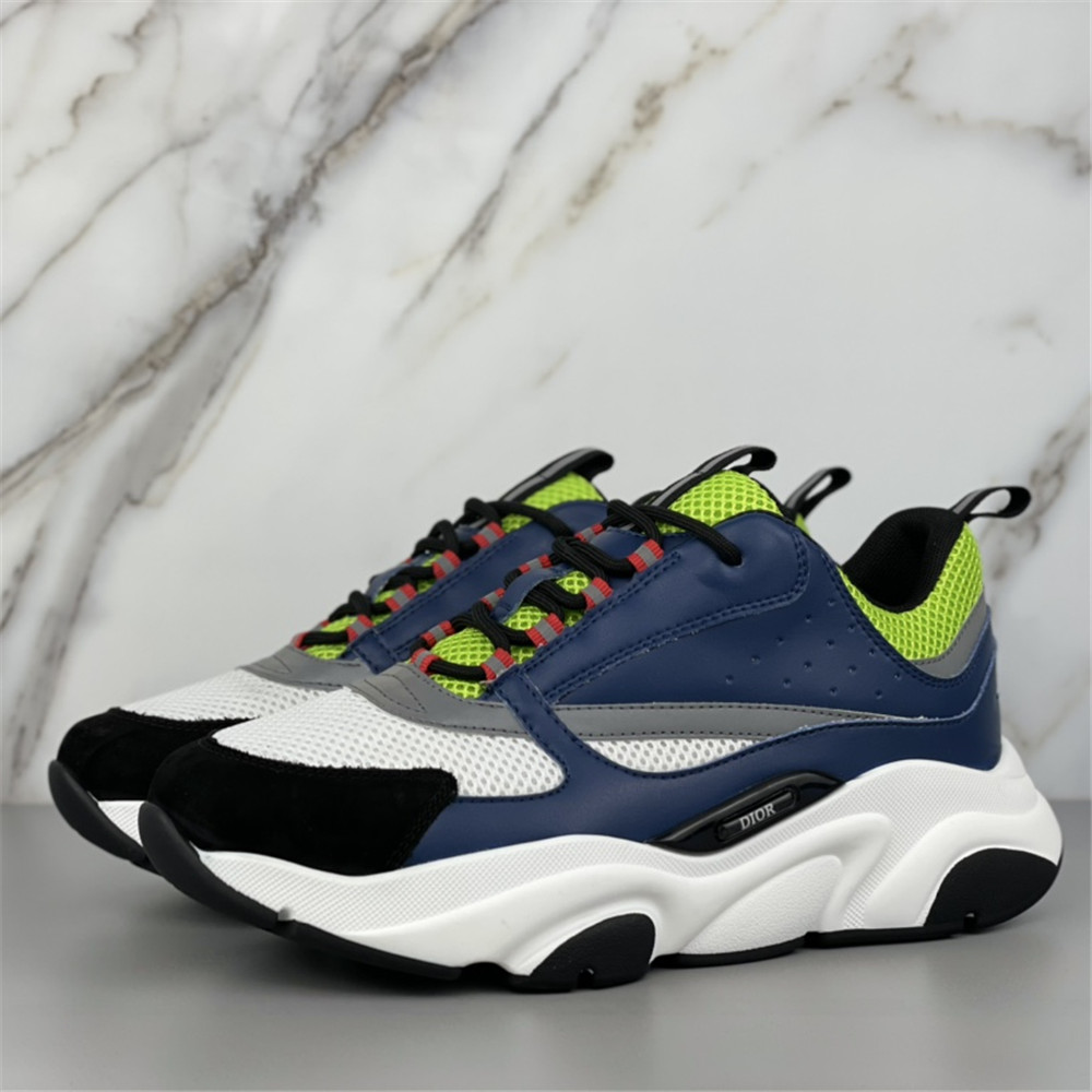 Dior B22 Low-top Sneaker In Blue&Green - DopestKickz