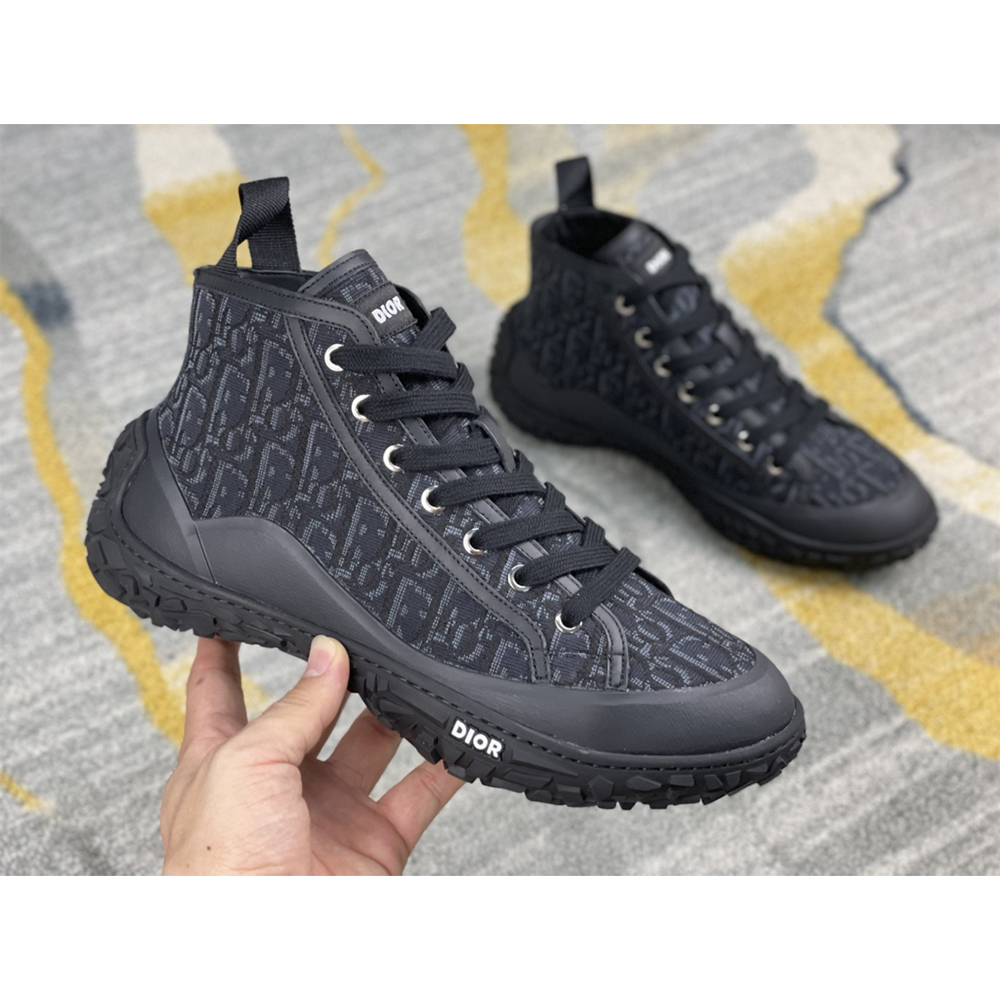 Dior B28 High-top Sneaker In Black - DopestKickz