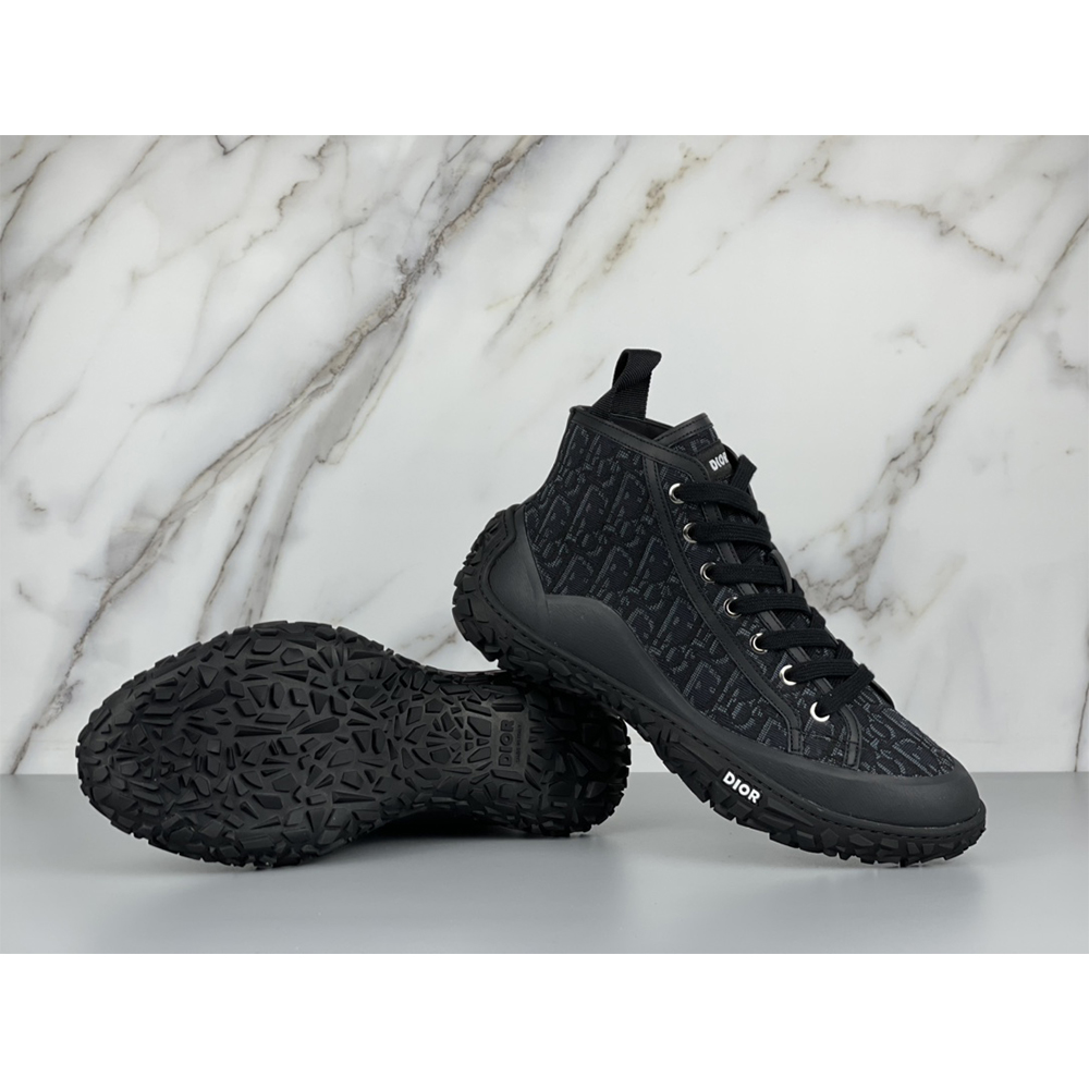 Dior B28 High-top Sneaker In Black - DopestKickz