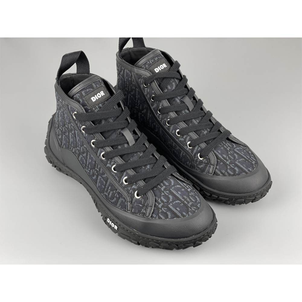 Dior B28 High-top Sneaker In Black - DopestKickz