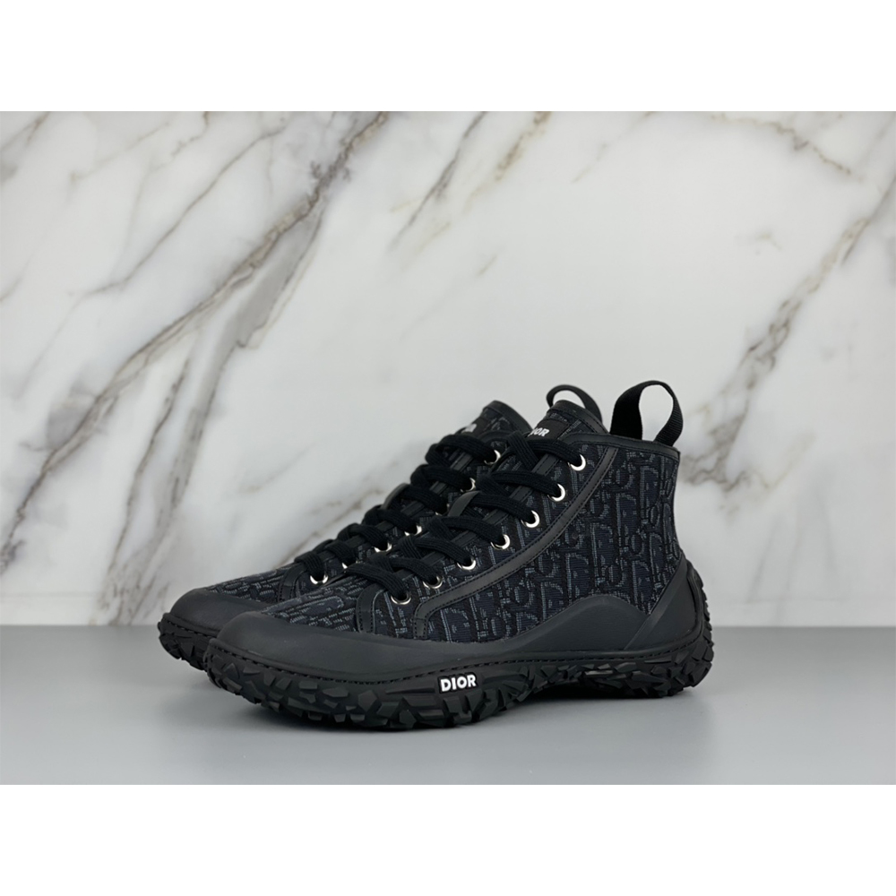 Dior B28 High-top Sneaker In Black - DopestKickz