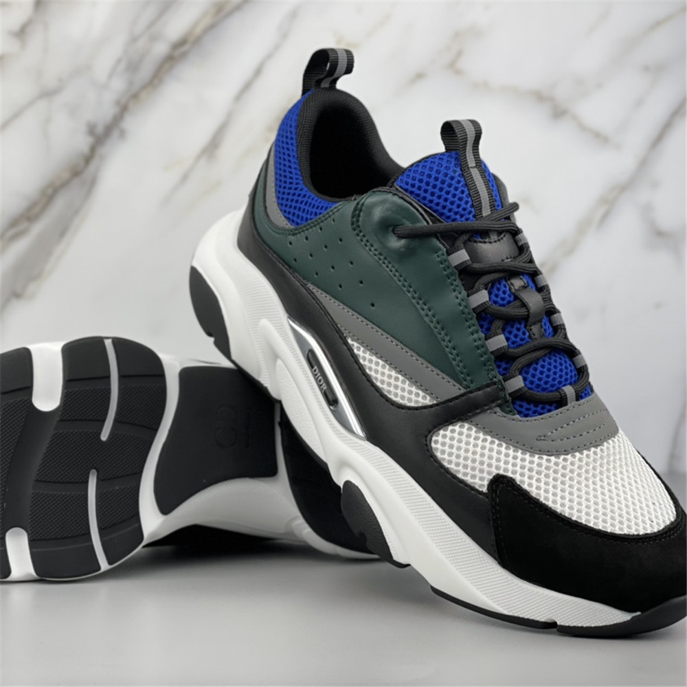 Dior B22 Low-top Sneaker In Green&Blue - DopestKickz