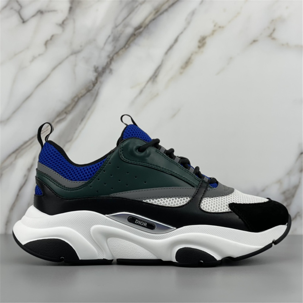 Dior B22 Low-top Sneaker In Green&Blue - DopestKickz