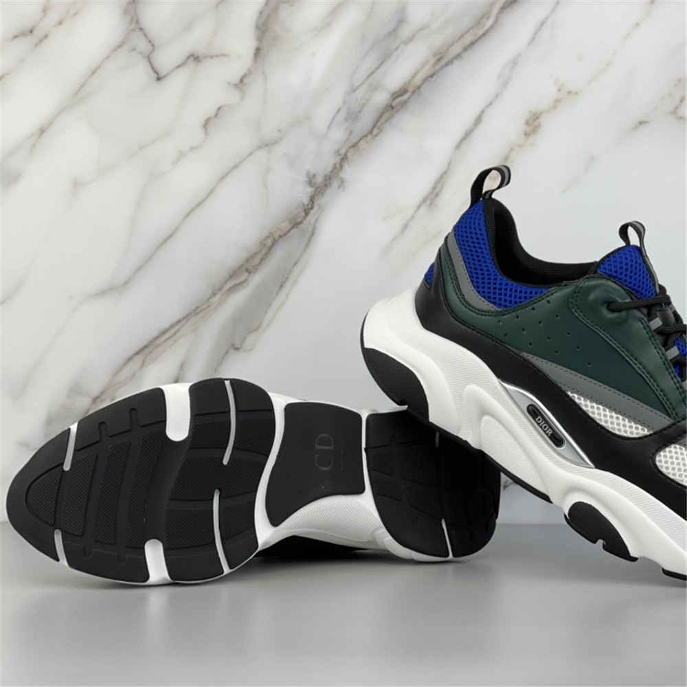 Dior B22 Low-top Sneaker In Green&Blue - DopestKickz