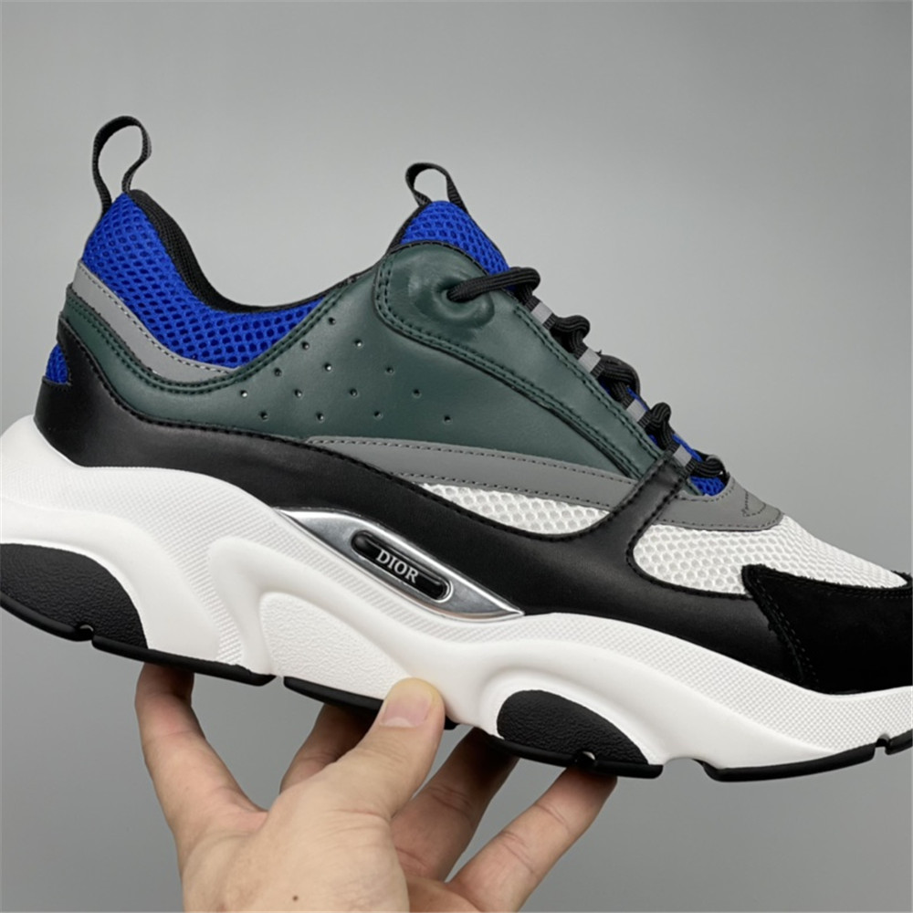 Dior B22 Low-top Sneaker In Green&Blue - DopestKickz