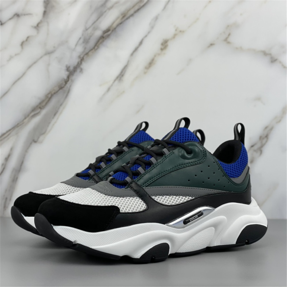 Dior B22 Low-top Sneaker In Green&Blue - DopestKickz