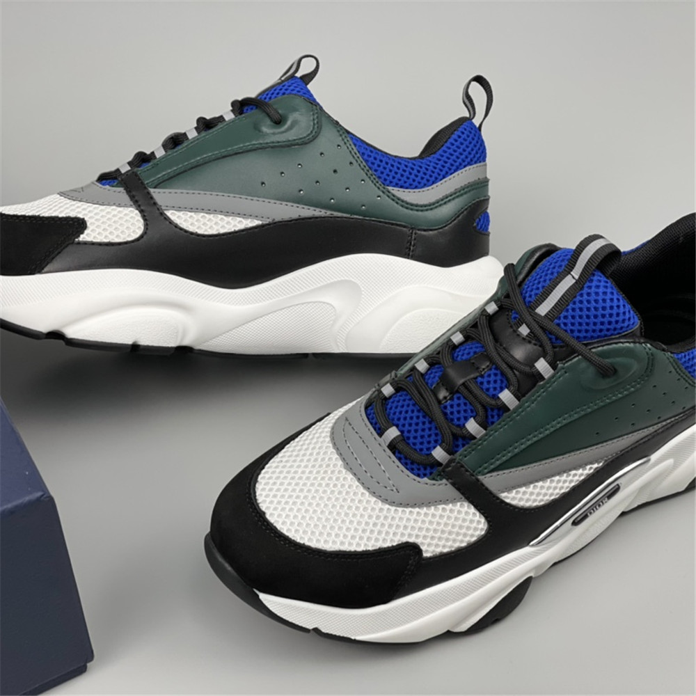 Dior B22 Low-top Sneaker In Green&Blue - DopestKickz
