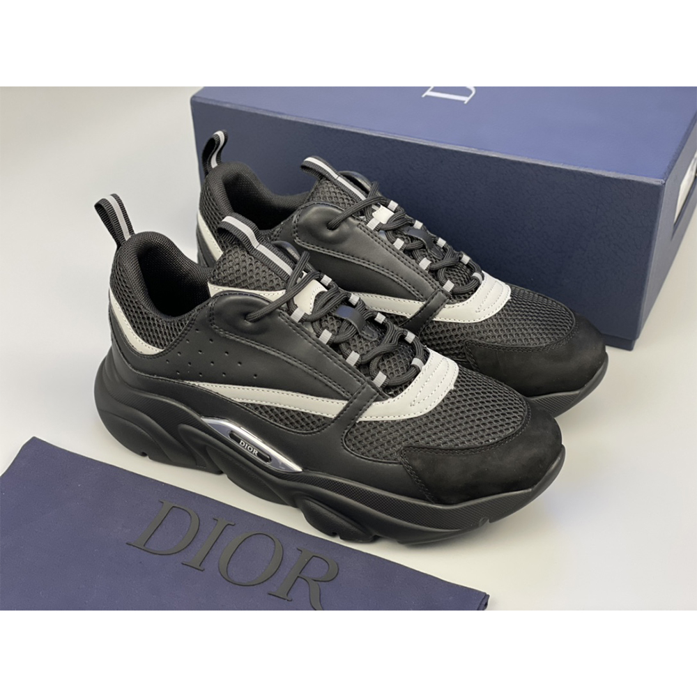 Dior B22 Low-top Sneaker In All Black - DopestKickz