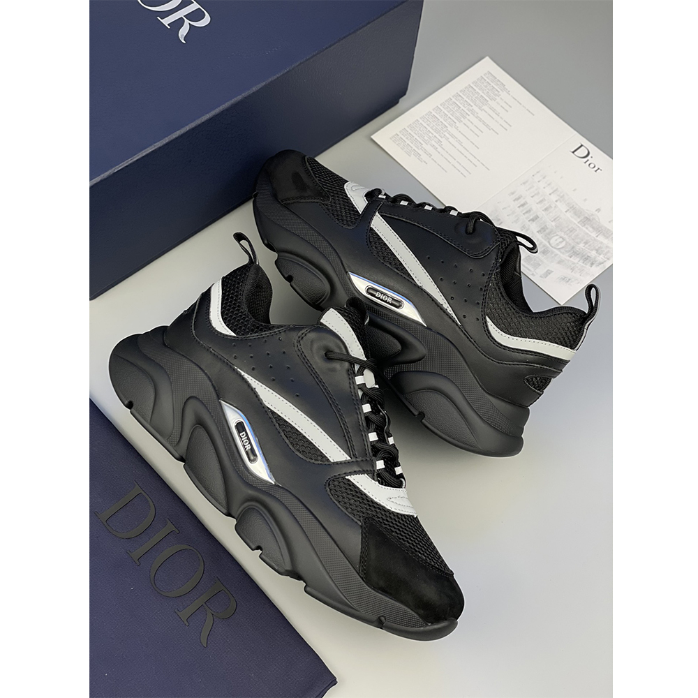 Dior B22 Low-top Sneaker In All Black - DopestKickz