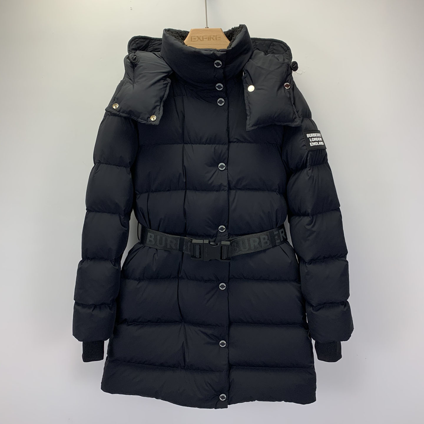 Burberry Belted Long Down Jacket - DopestKickz
