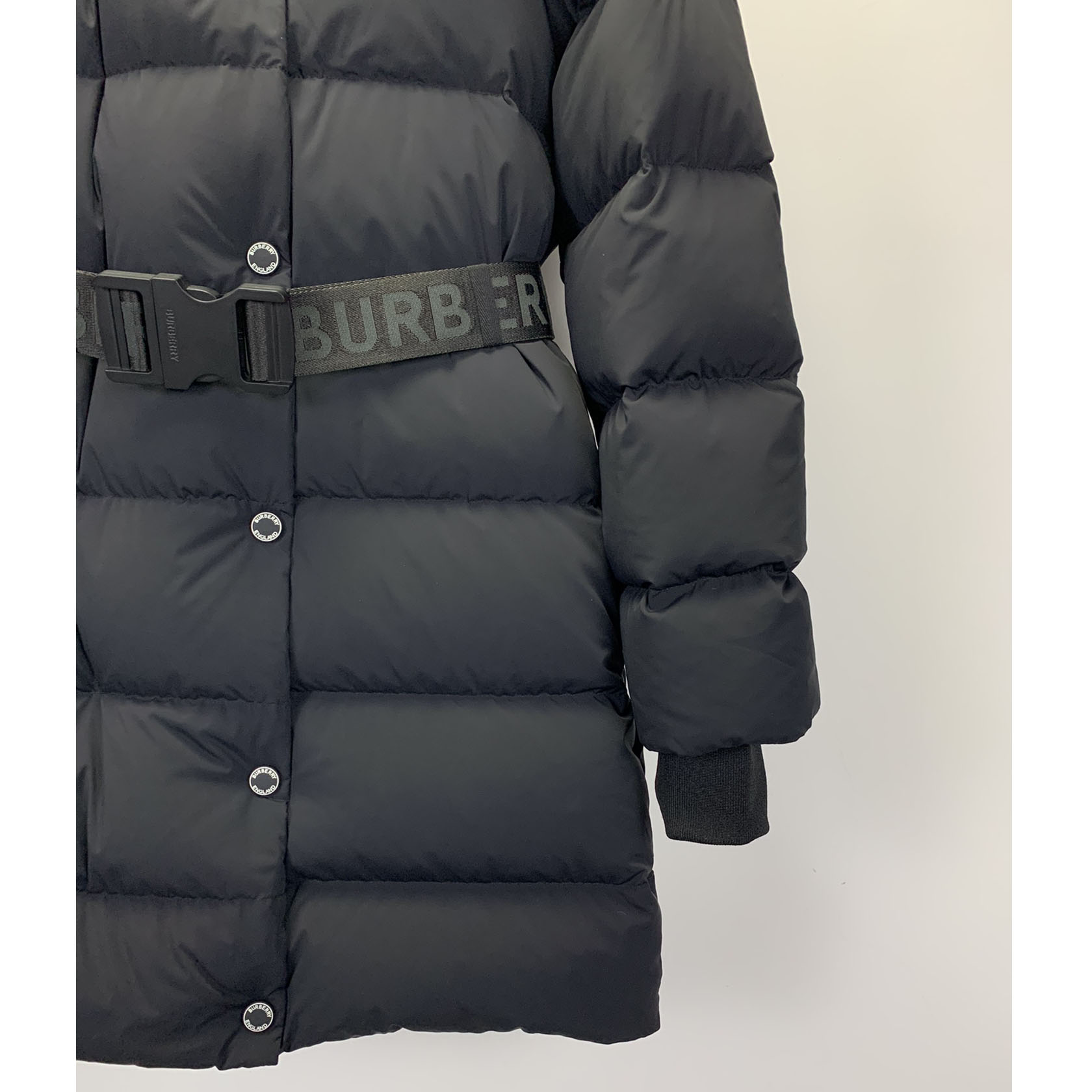 Burberry Belted Long Down Jacket - DopestKickz