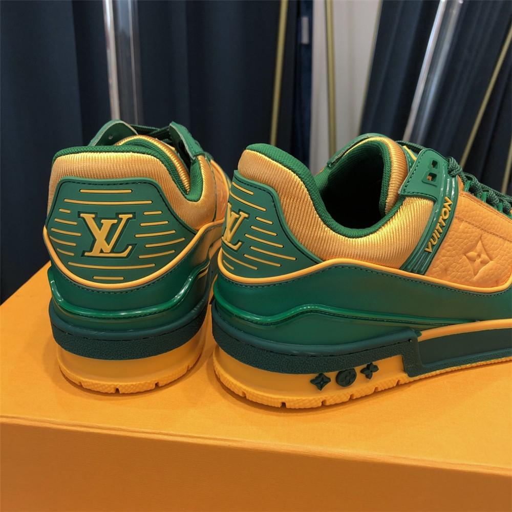 Louis Vuitton Trainer Sneaker In Blue&White - DopestKickz