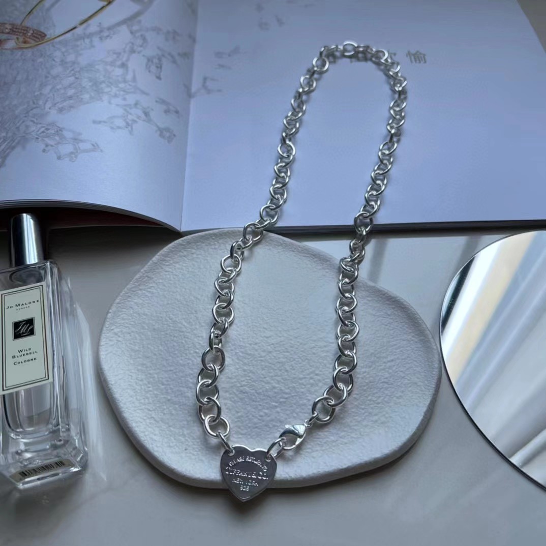 Tiffany&CO Heart Tag Necklace - DopestKickz