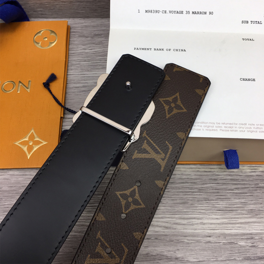 Louis Vuitton Tiger 40MM Belt Brown - DopestKickz