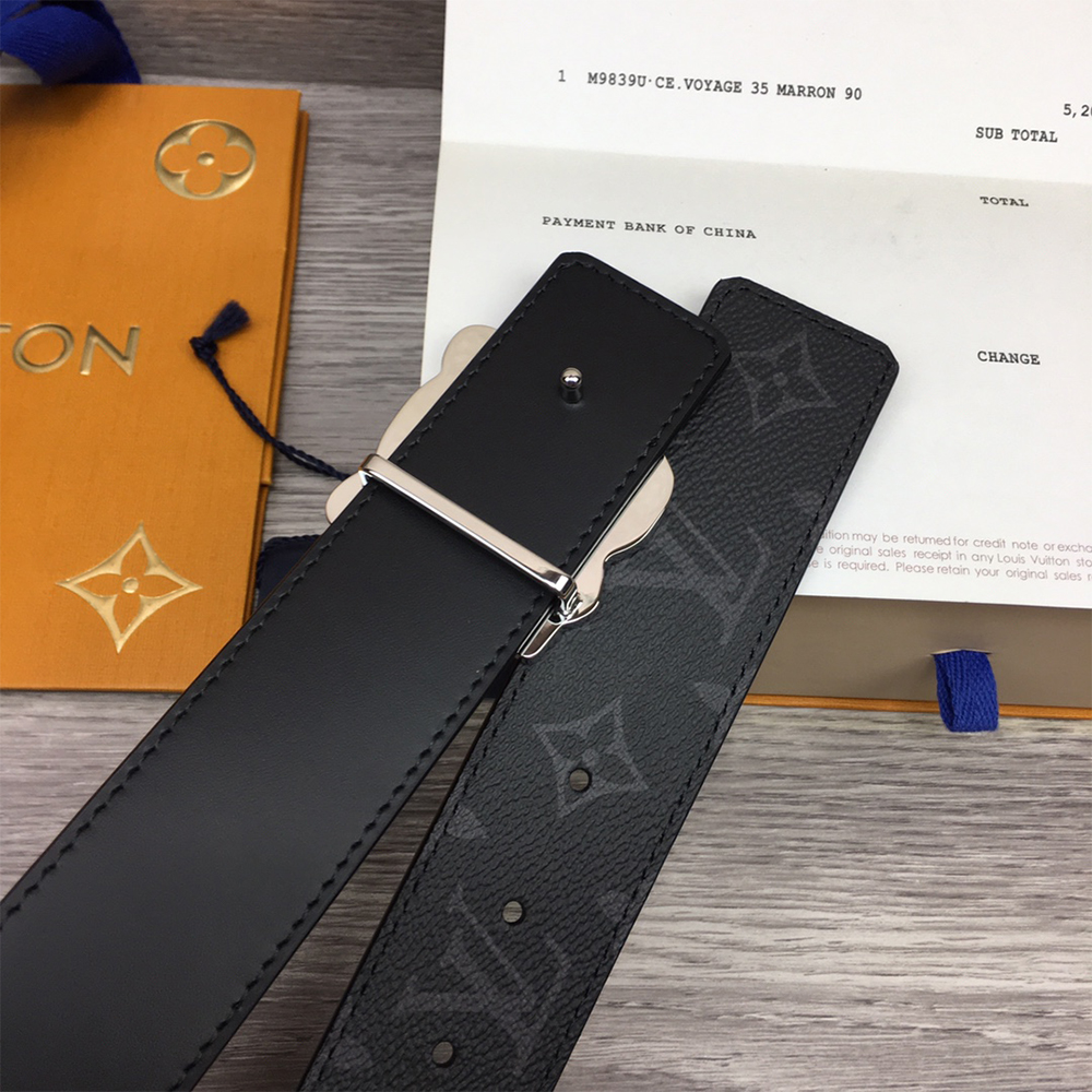 Louis Vuitton Tiger 40MM Belt Black - DopestKickz