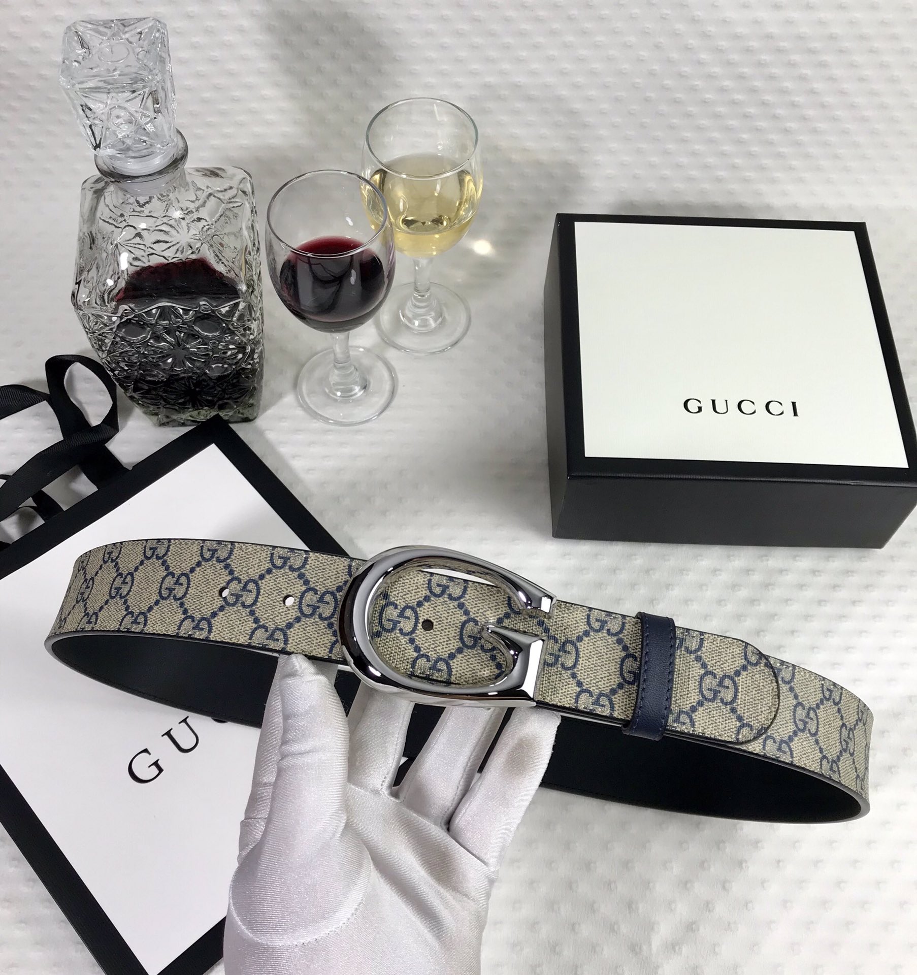 Gucci Belt With G Buckle - DopestKickz