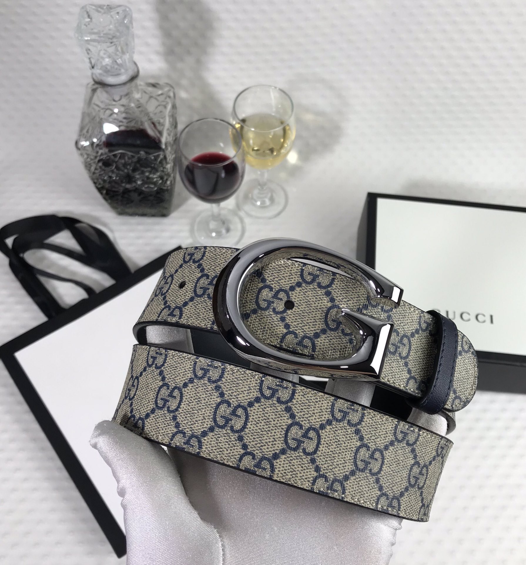 Gucci Belt With G Buckle - DopestKickz