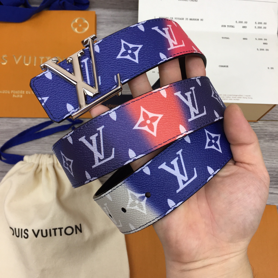 Louis Vuitton Shape 40MM Reversible Belt - DopestKickz