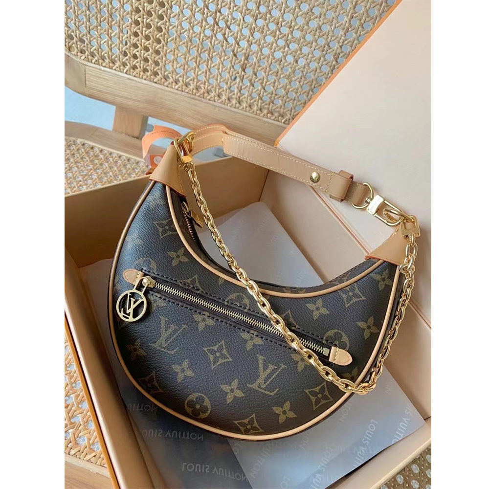 Louis Vuitton Monogram Coated Canvas Loop  Handbag - DopestKickz