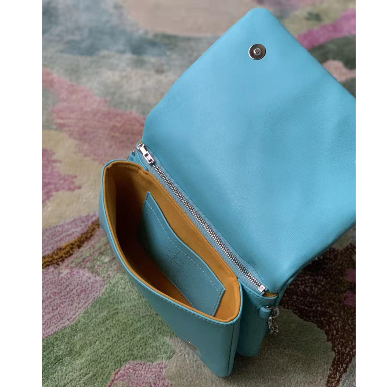 Louis Vuitton Pochette Coussin Mint/Yellow (20-14-8CM) - DopestKickz