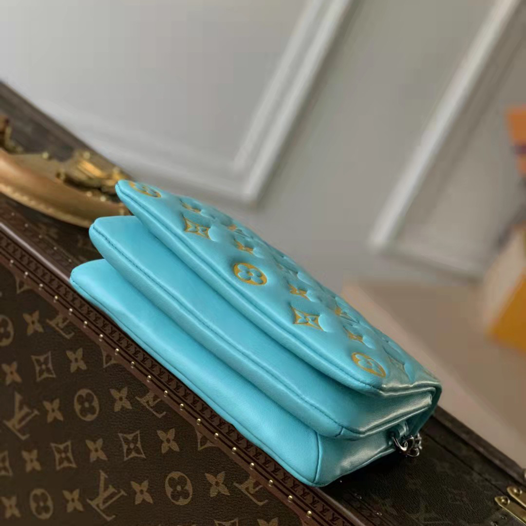 Louis Vuitton Pochette Coussin Mint/Yellow (20-14-8CM) - DopestKickz