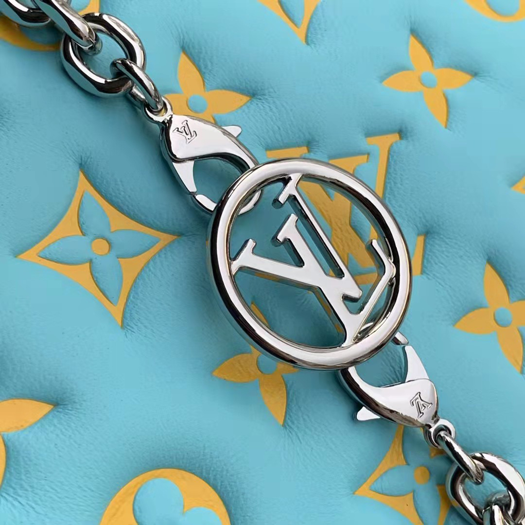 Louis Vuitton Pochette Coussin Mint/Yellow (20-14-8CM) - DopestKickz