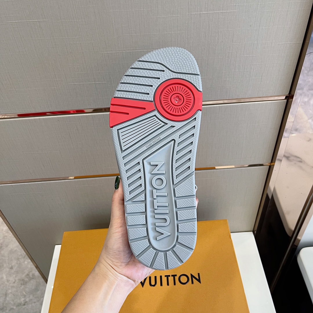 Louis Vuitton Trainer Mule In Black & Grey - DopestKickz