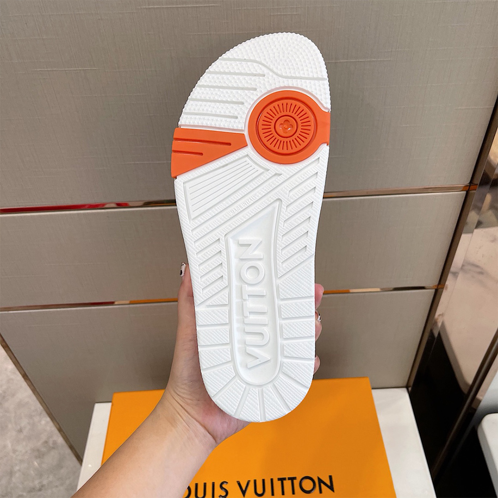 Louis Vuitton Trainer Mule In Silver - DopestKickz