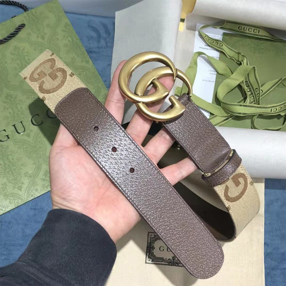 Gucci Jumbo GG Marmont Wide Belt - DopestKickz