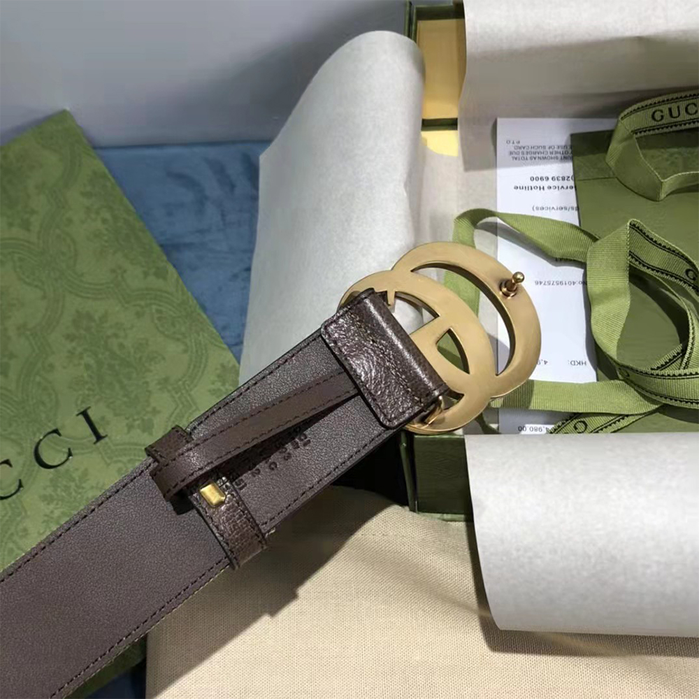 Gucci Jumbo GG Marmont Wide Belt - DopestKickz