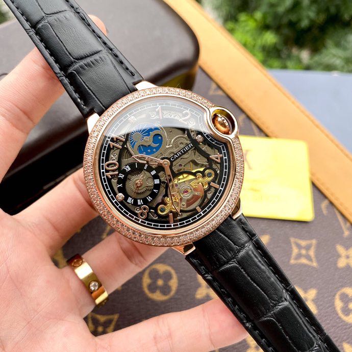 Cartier Moon Phases Diamond Watch - DopestKickz