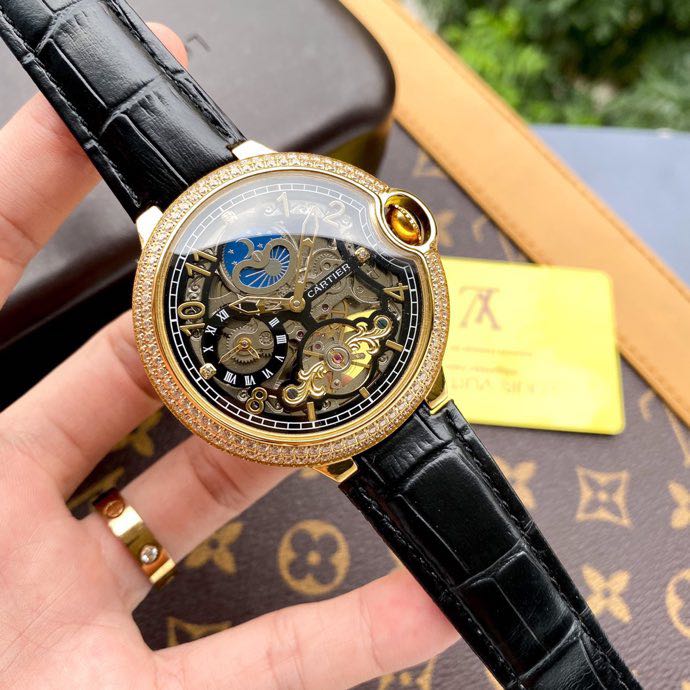 Cartier Moon Phases Diamond Watch - DopestKickz