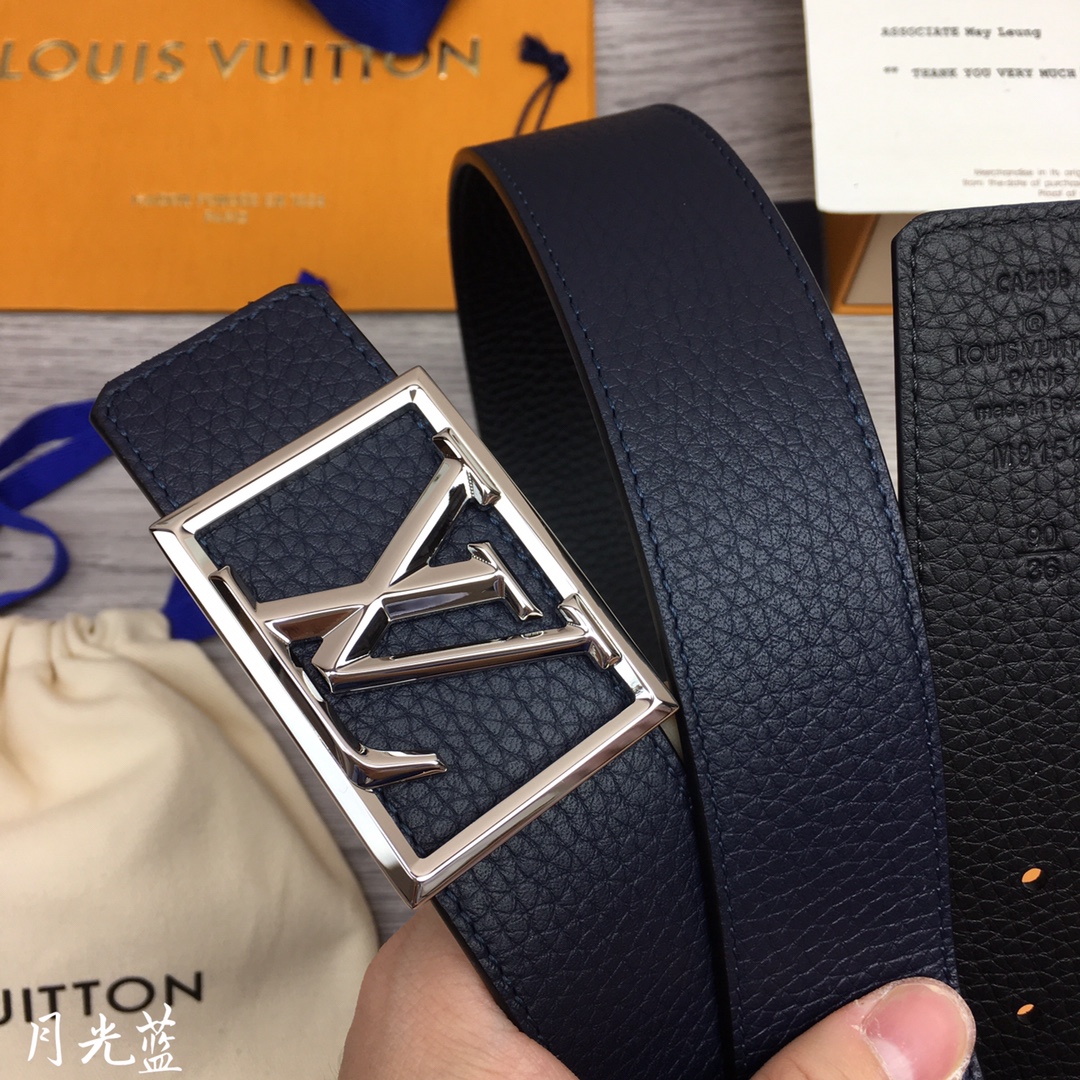 Louis Vuitton Shape 40MM Reversible Belt - DopestKickz