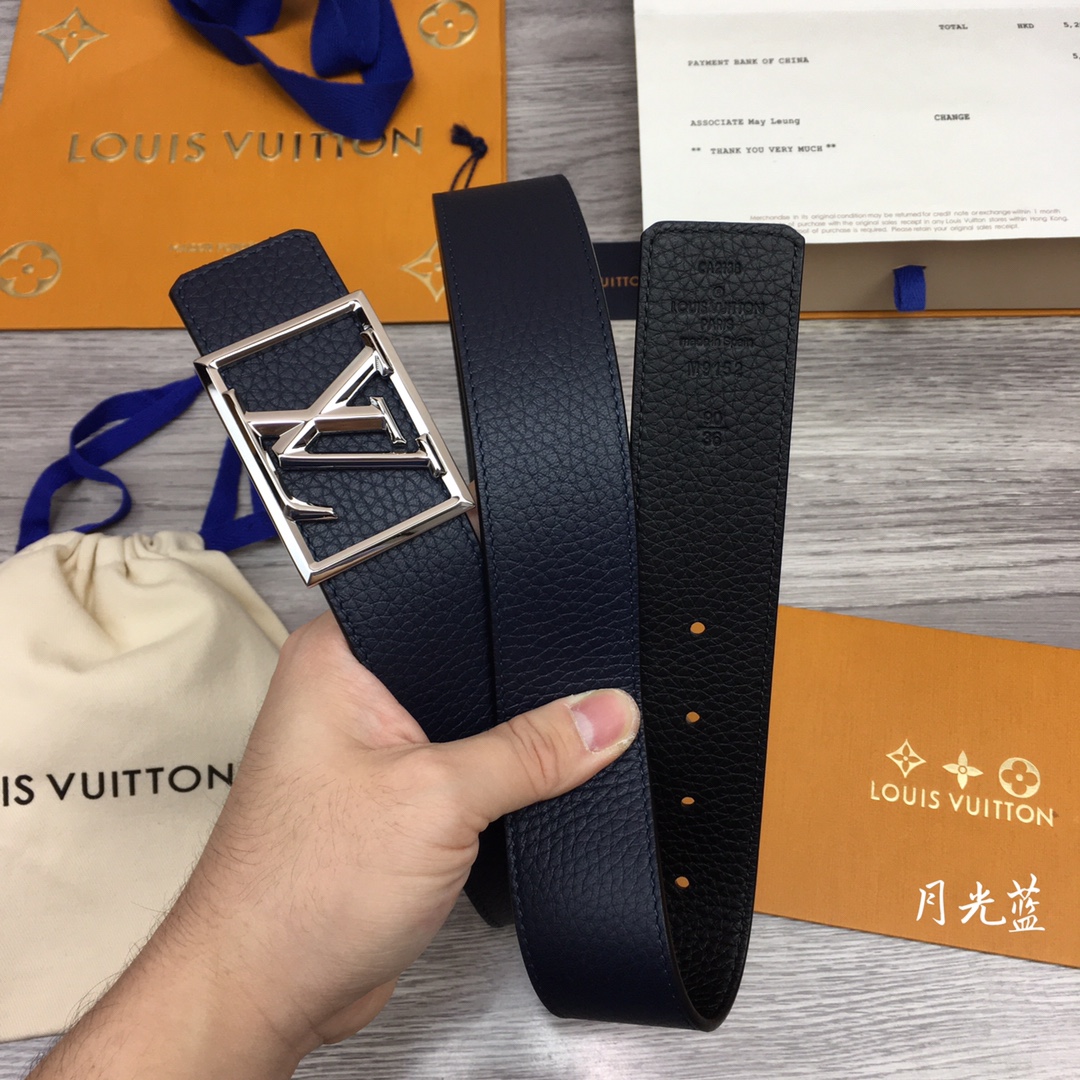 Louis Vuitton Shape 40MM Reversible Belt - DopestKickz