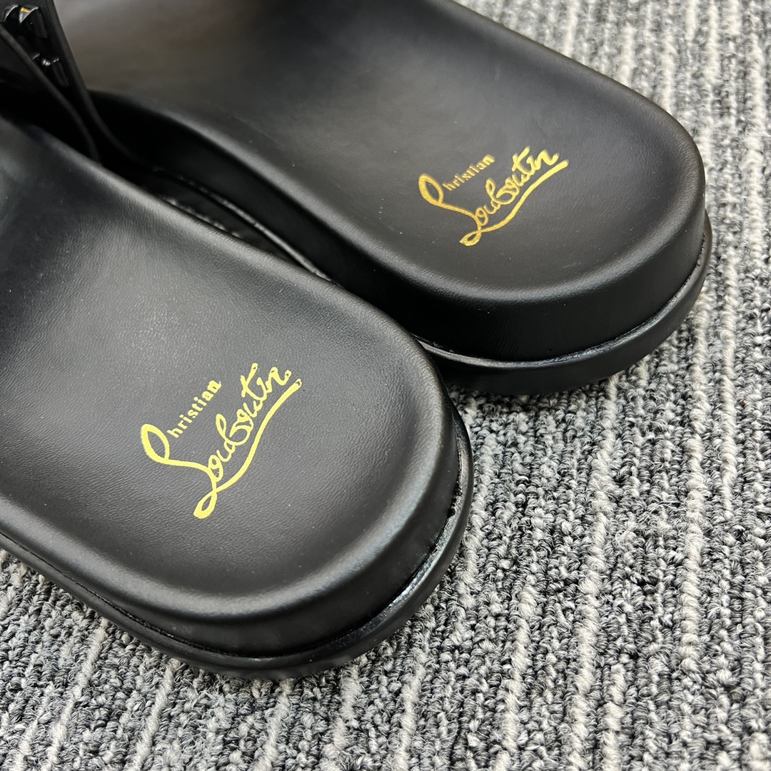 Christian Louboutin  Men Slippers Flats - DopestKickz