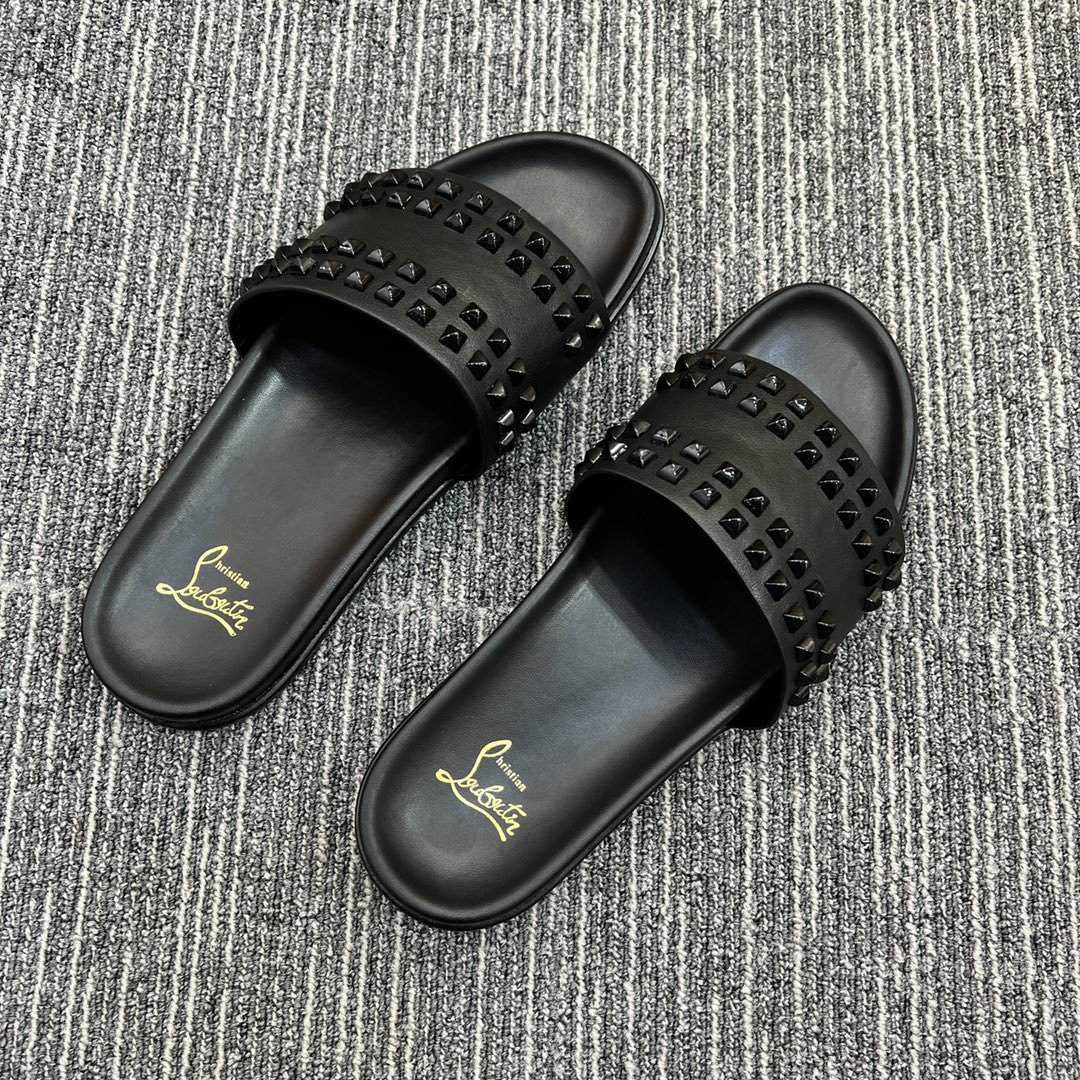 Christian Louboutin  Men Slippers Flats - DopestKickz