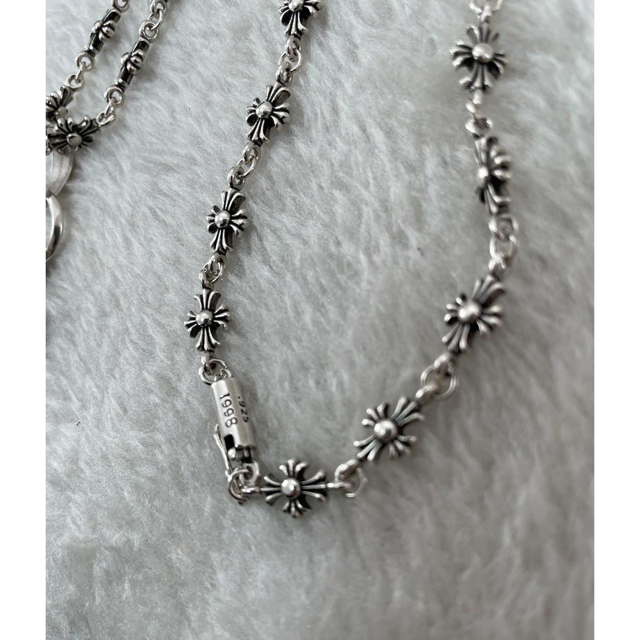 Chrome Heart Cross Necklace - DopestKickz