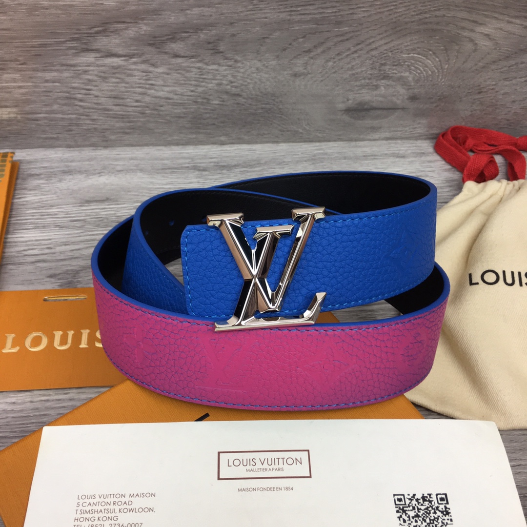 Louis Vuitton Gradient Shape 40MM Reversible Belt - DopestKickz