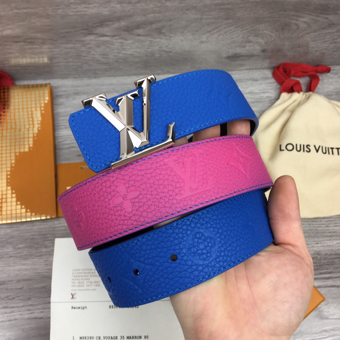 Louis Vuitton Gradient Shape 40MM Reversible Belt - DopestKickz