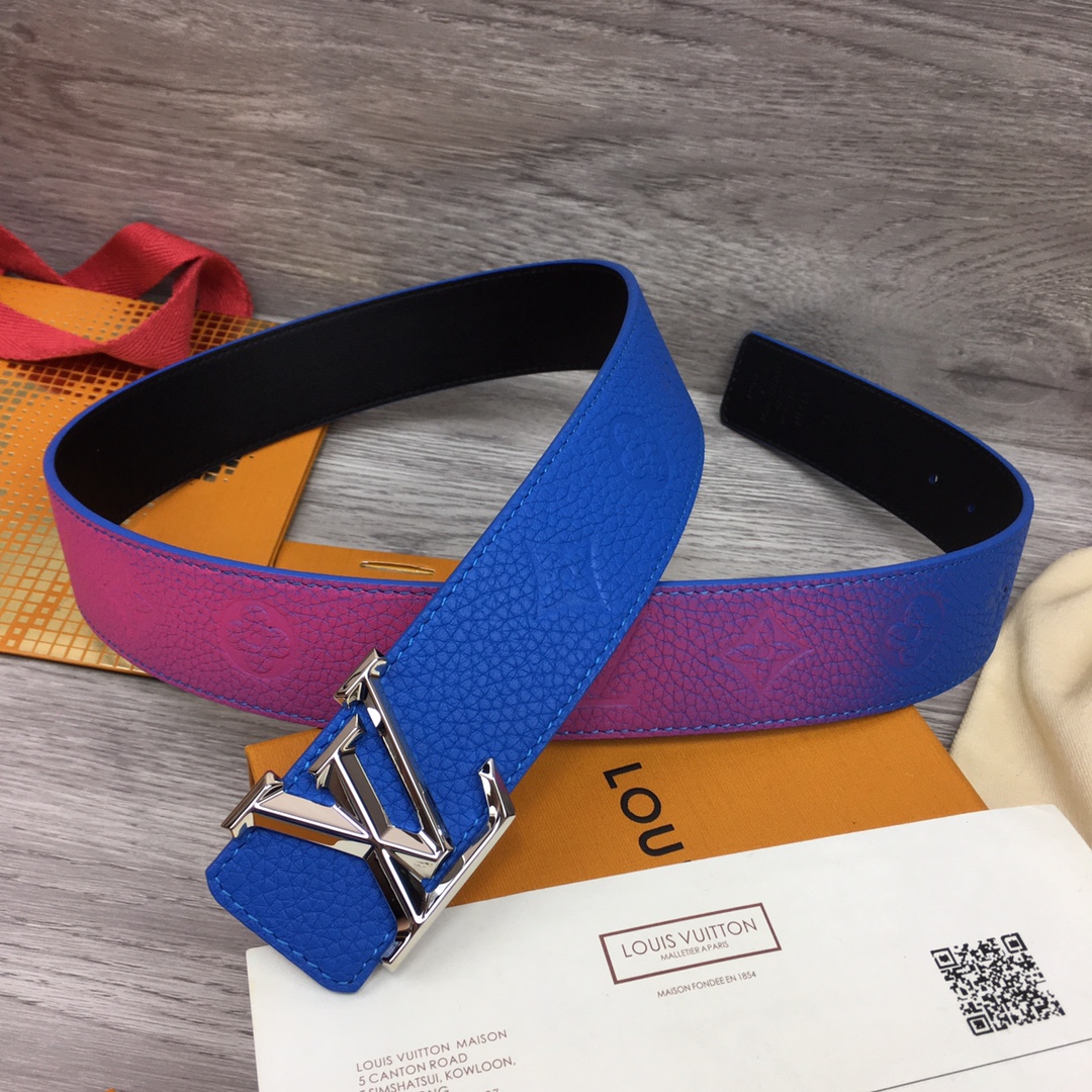 Louis Vuitton Gradient Shape 40MM Reversible Belt - DopestKickz