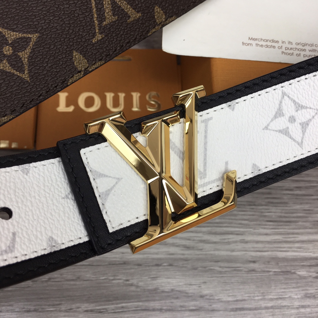 Louis Vuitton Shape 40MM Reversible Belt - DopestKickz