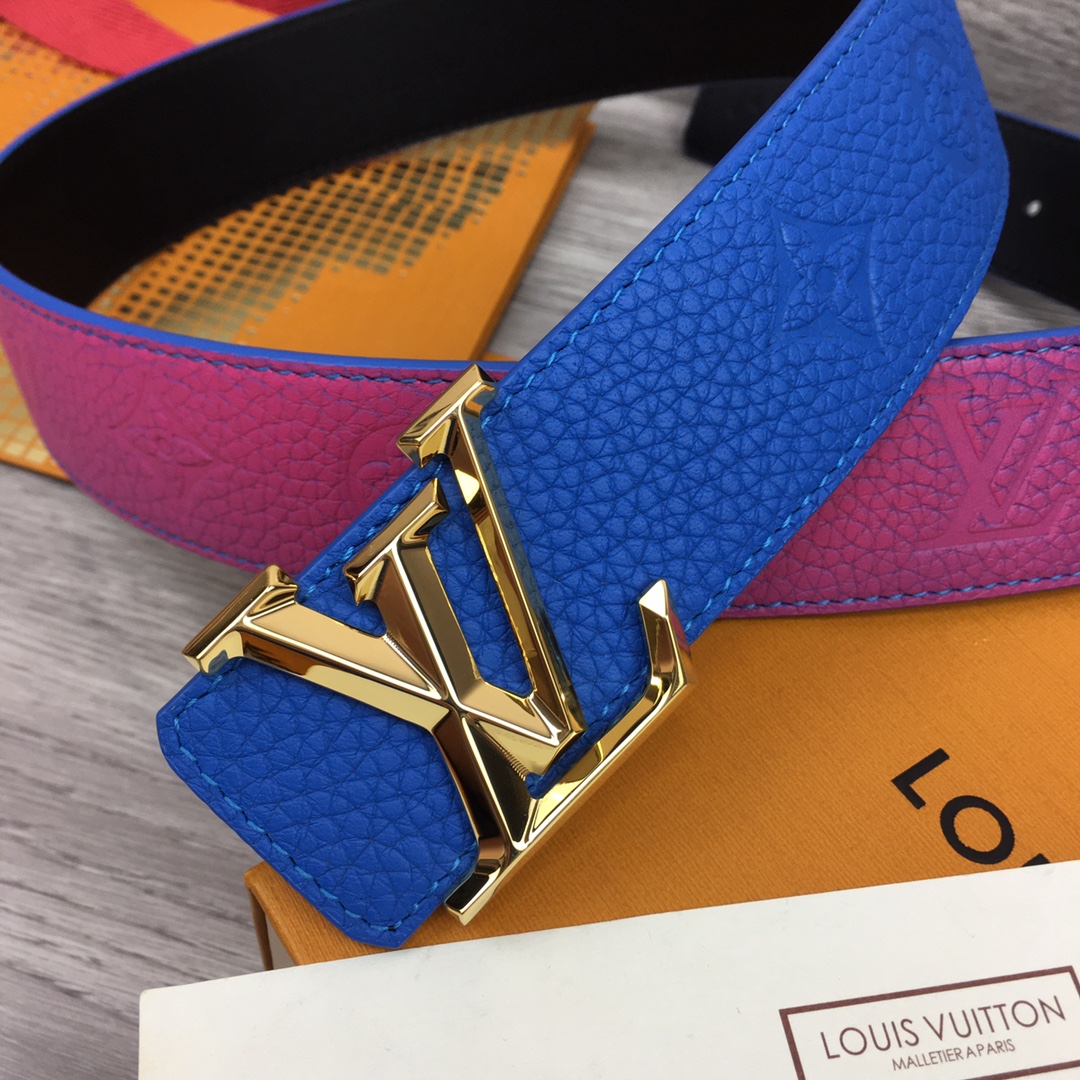Louis Vuitton Gradient Shape 40MM Reversible Belt - DopestKickz