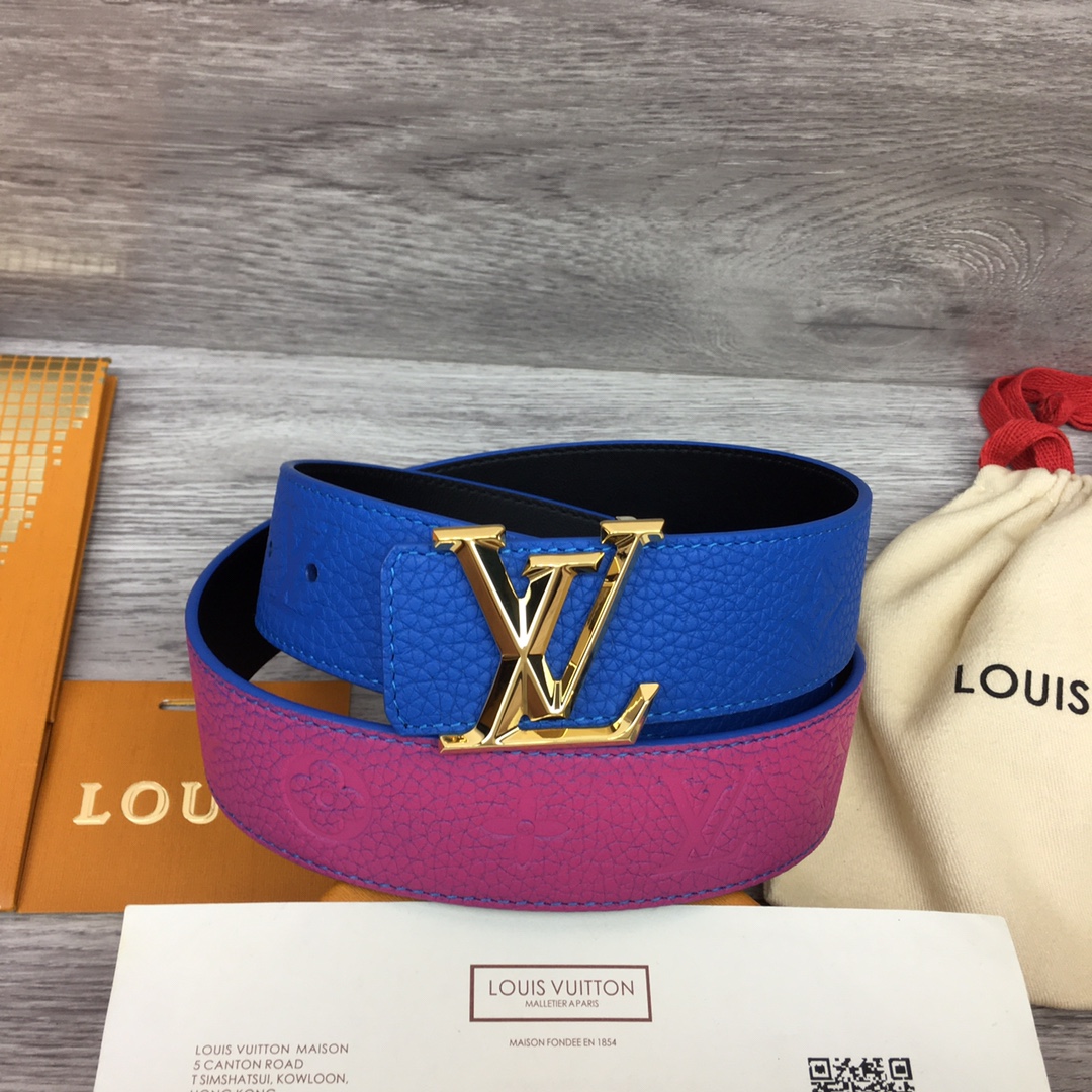 Louis Vuitton Gradient Shape 40MM Reversible Belt - DopestKickz